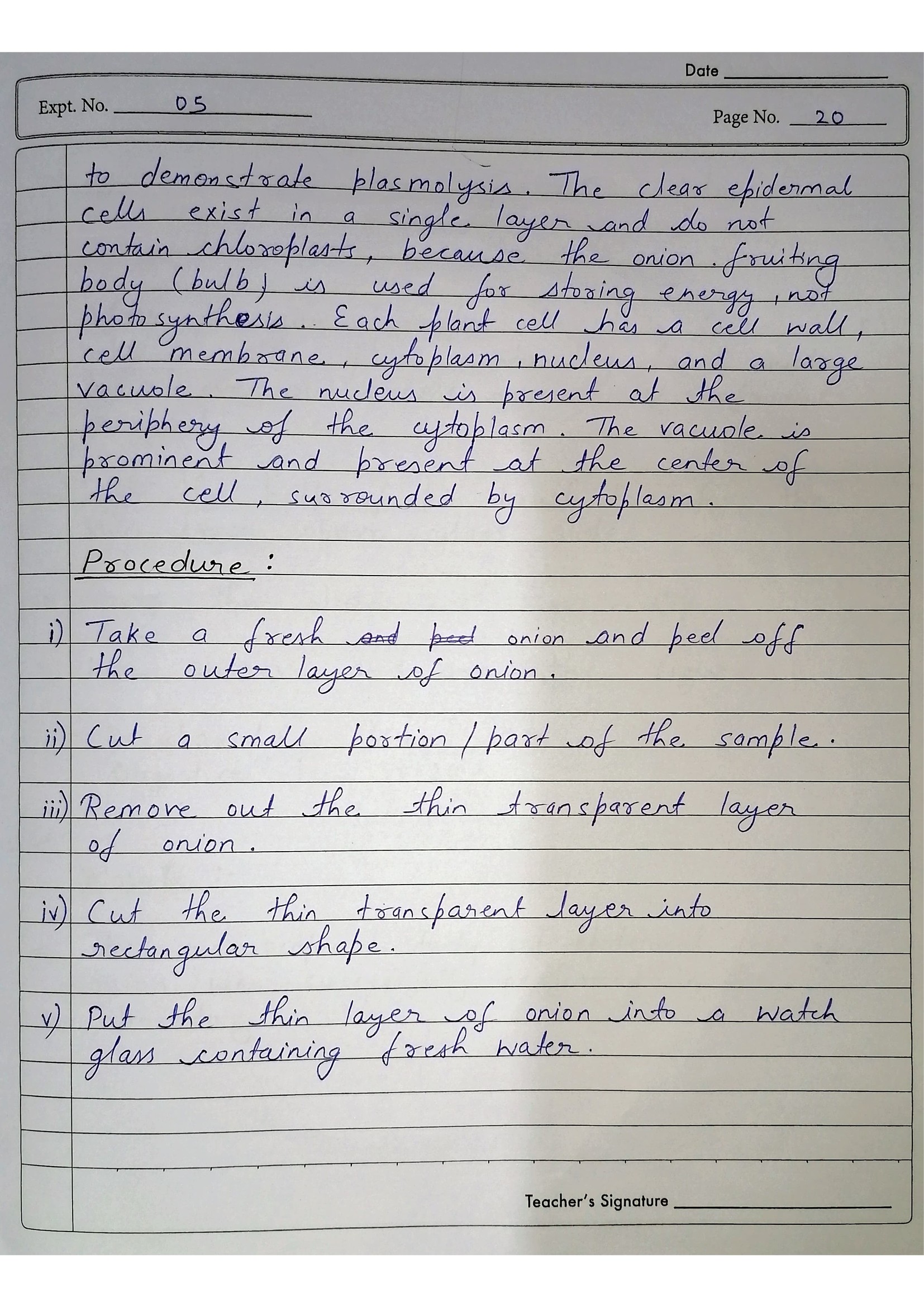 Pharmacognosy Practical